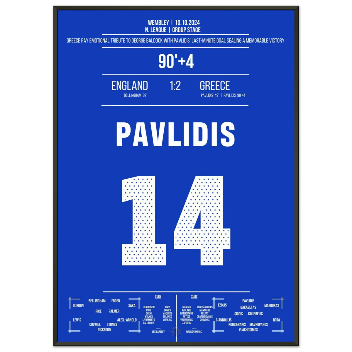 Pavlidis propulse la Grèce vers une victoire historique et émouvante à Wembley dans le temps additionnel