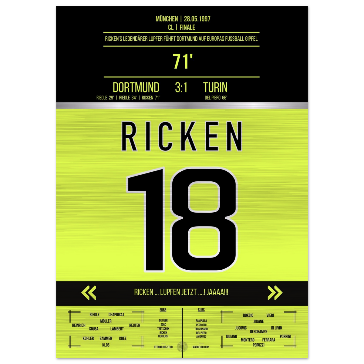 Rickens legendärer Lupfer 1997 – Metal Edition