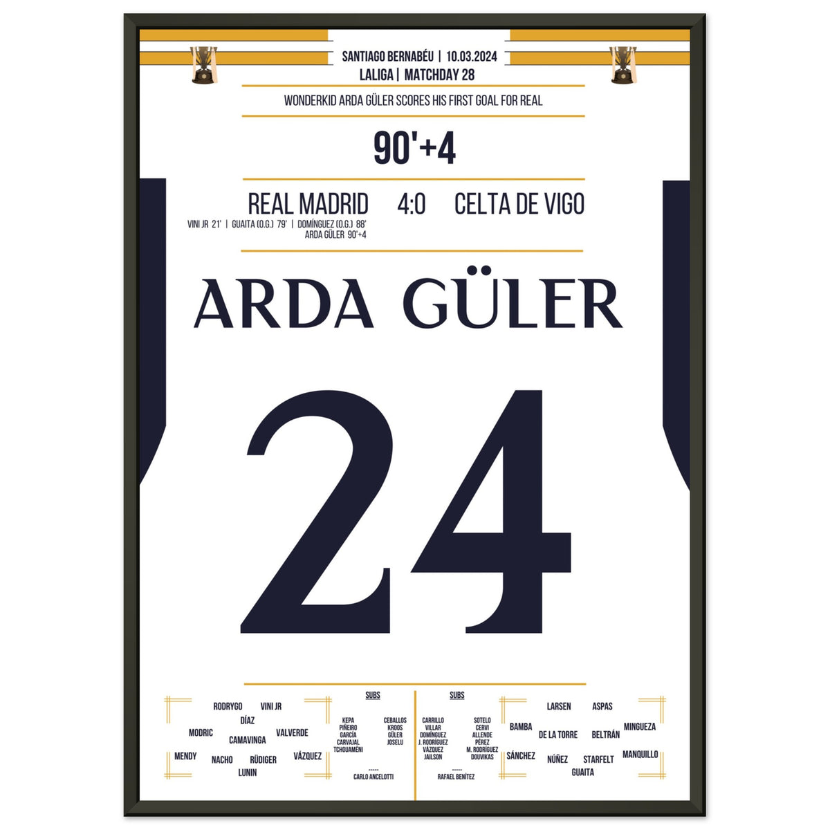 Arda Güler marque son premier but avec le Real Madrid