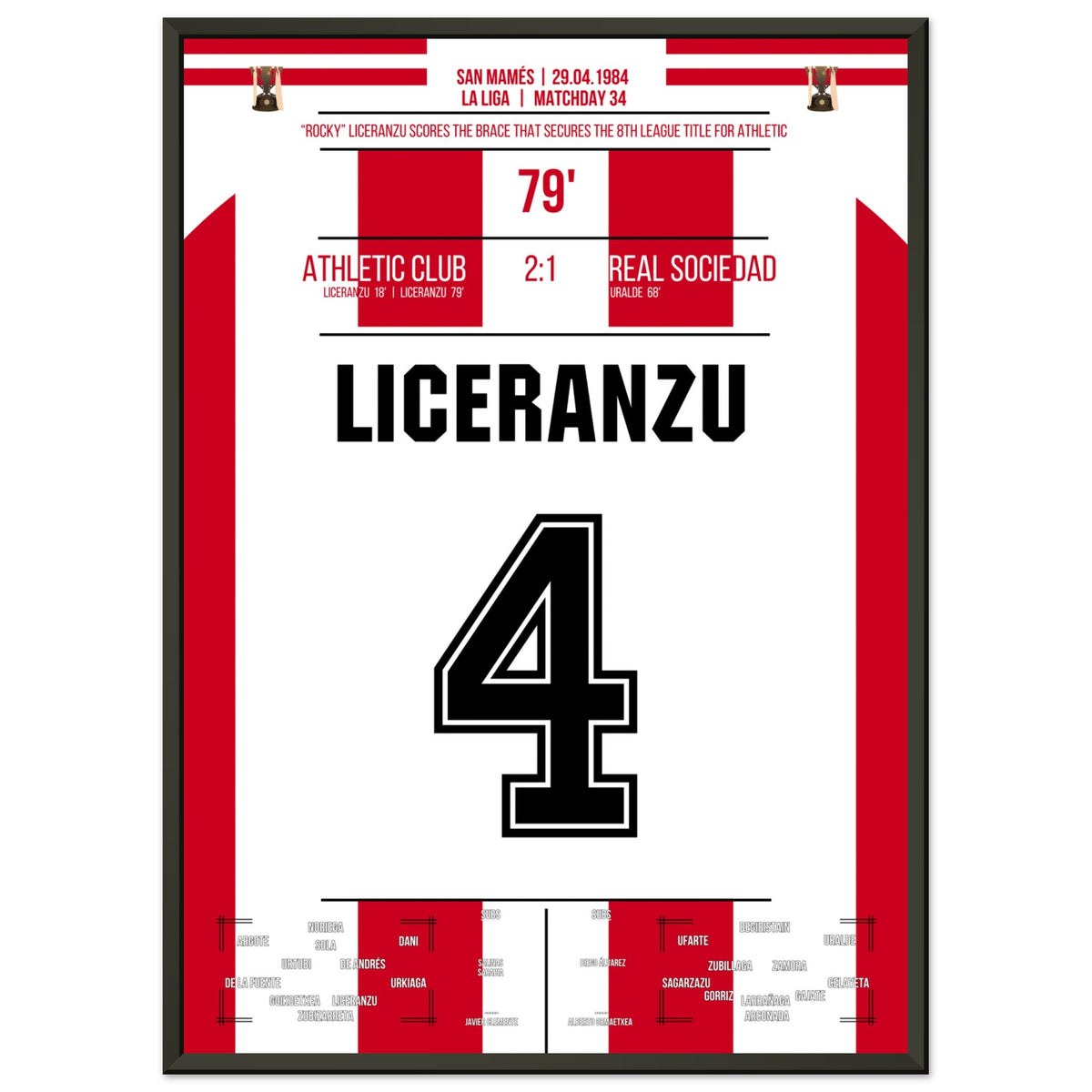 Liceranzu shoots Athletic to their 8th league title in 1984