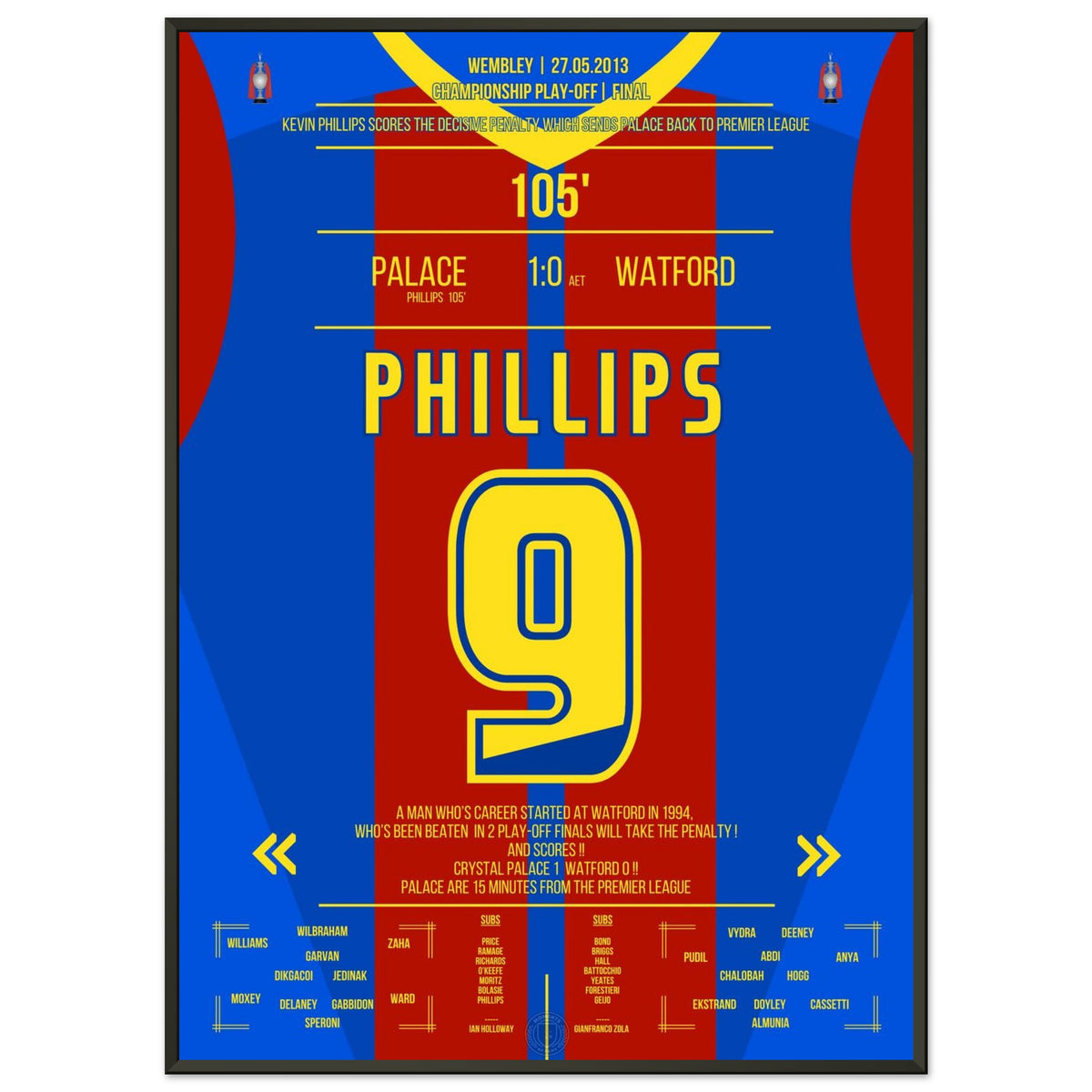 Retour en Premier League ! Le but décisif de Phillip en prolongation
