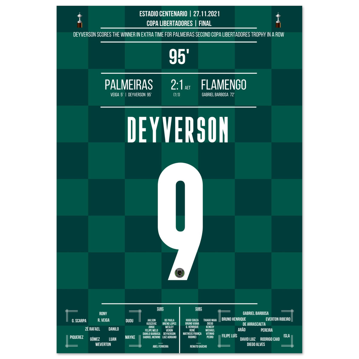 Deyverson the match winner in Palmeira's second Copa Libertadores triumph in a row