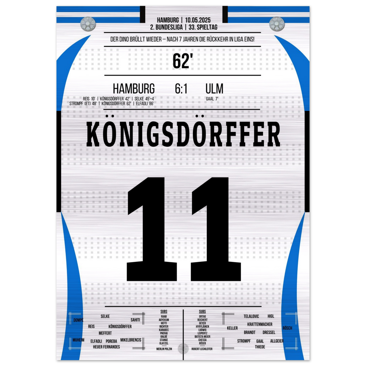 Hamburg promotion celebration! Bundesliga return after 7 years
