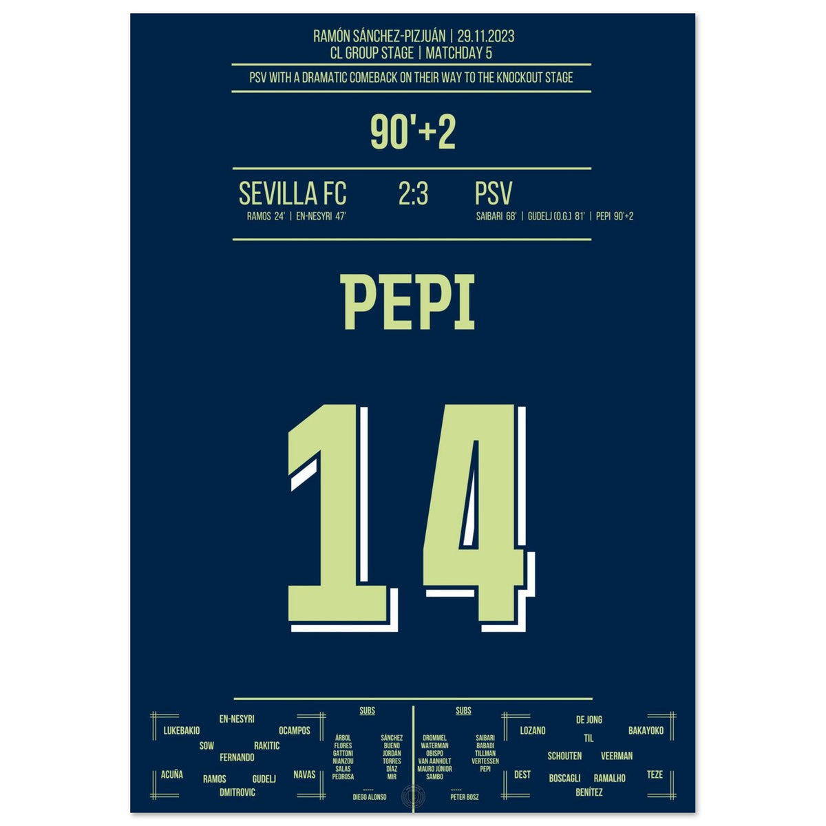 Pepi completes dramatic comeback win in Seville