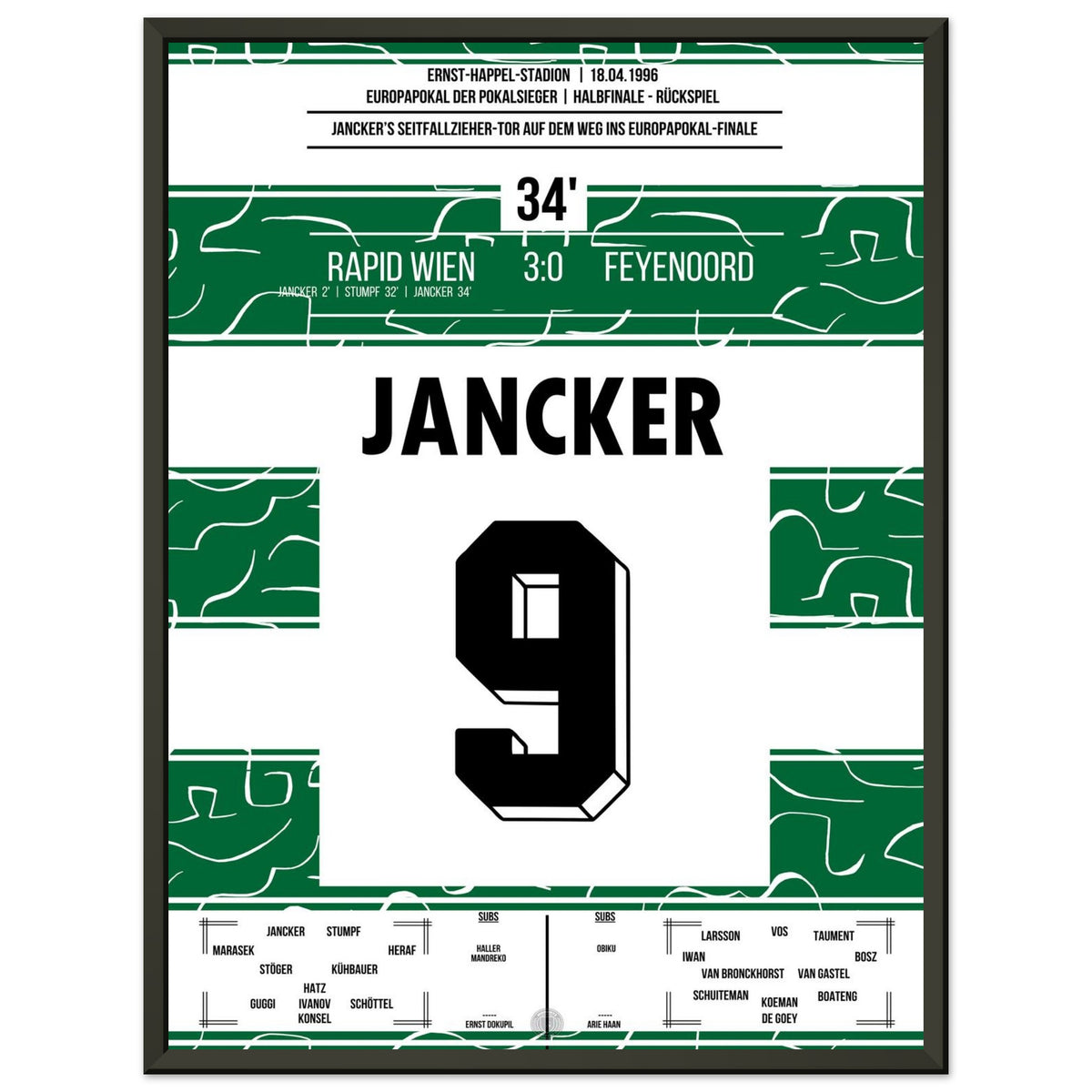 Jancker's dream goal on the way to the 1996 European Cup final