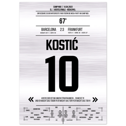 Kostic's Galavorstellung bei Frankfurt's großer Party im Camp Nou – Metal Edition