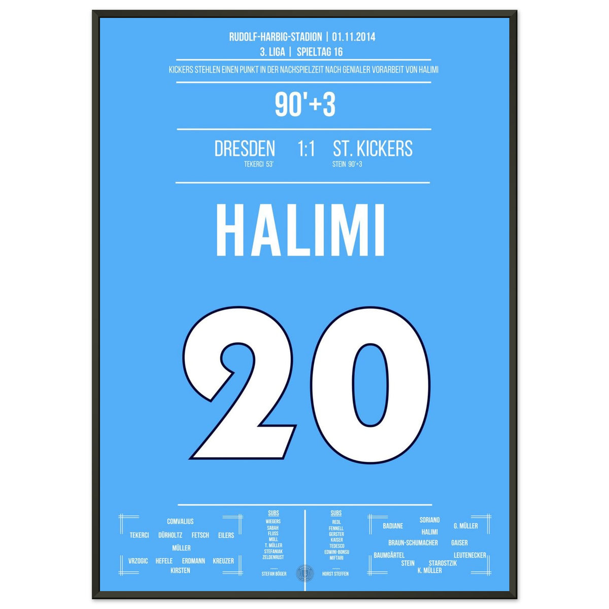 Halimi's brilliant moment in stoppage time in Dresden 2014