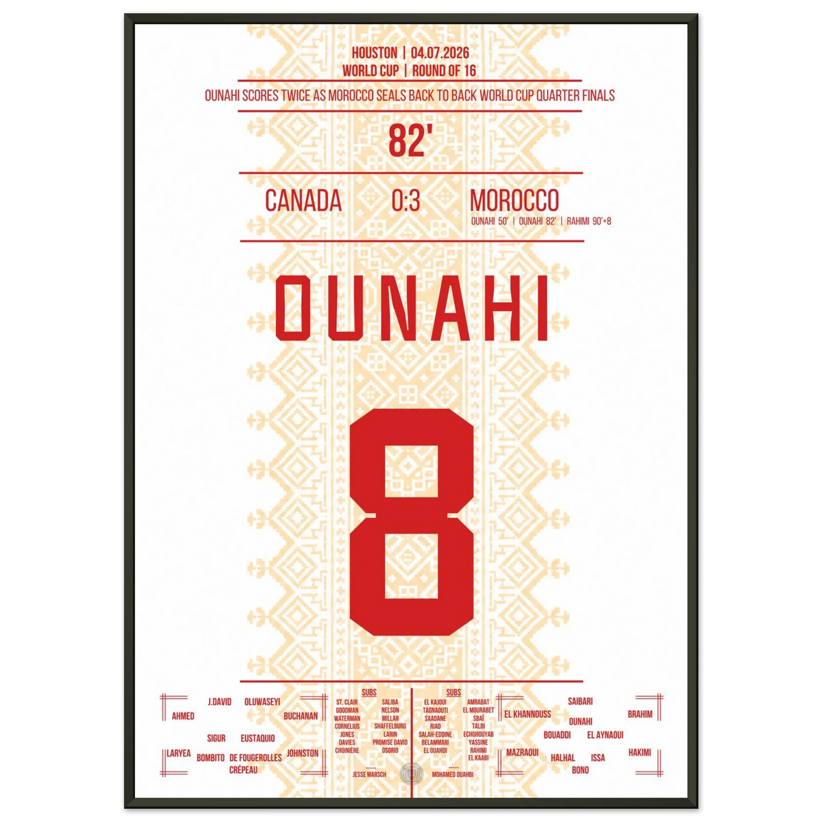 Ounahi mène le Maroc aux quarts de finale avec un doublé