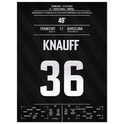 Knauff's Traumtor gegen Barcelona – Metal Edition