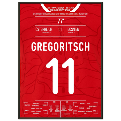 Gregoritsch mène l'Autriche à sa première Coupe du monde en 28 ans
