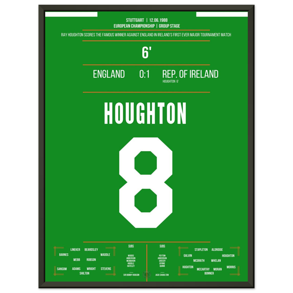 Houghton's berühmter Siegtreffer gegen England 1988
