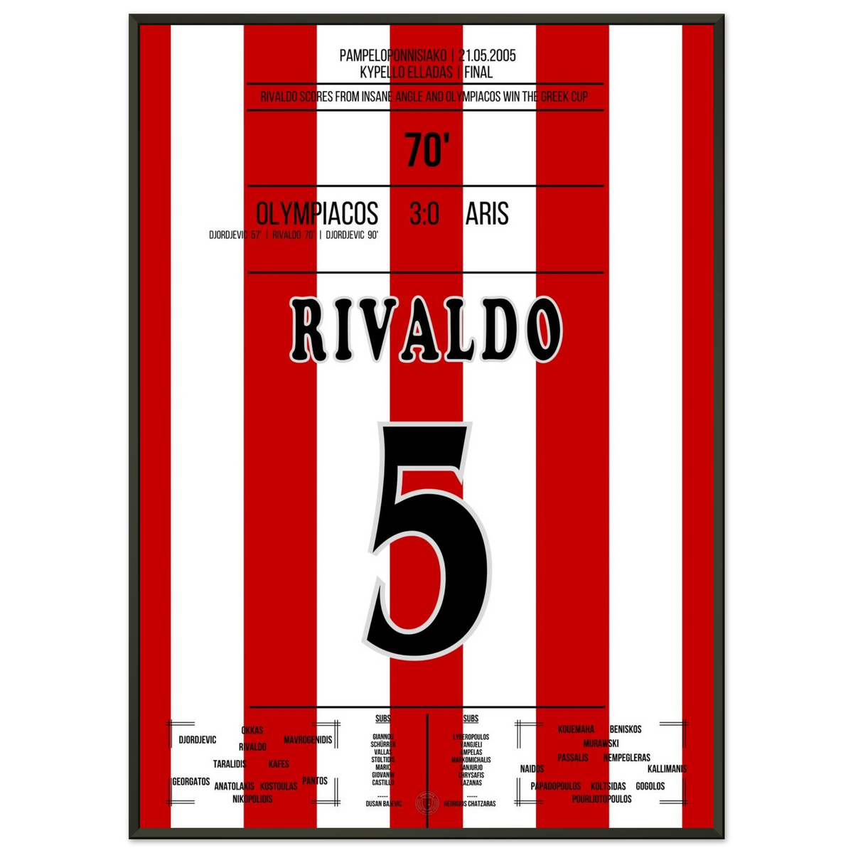 Le but rêvé de Rivaldo en finale de la Coupe 2005