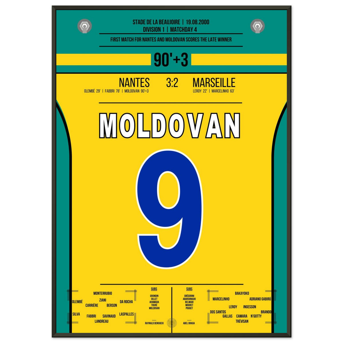 Moldovan scores the late winning goal on his debut for Nantes.