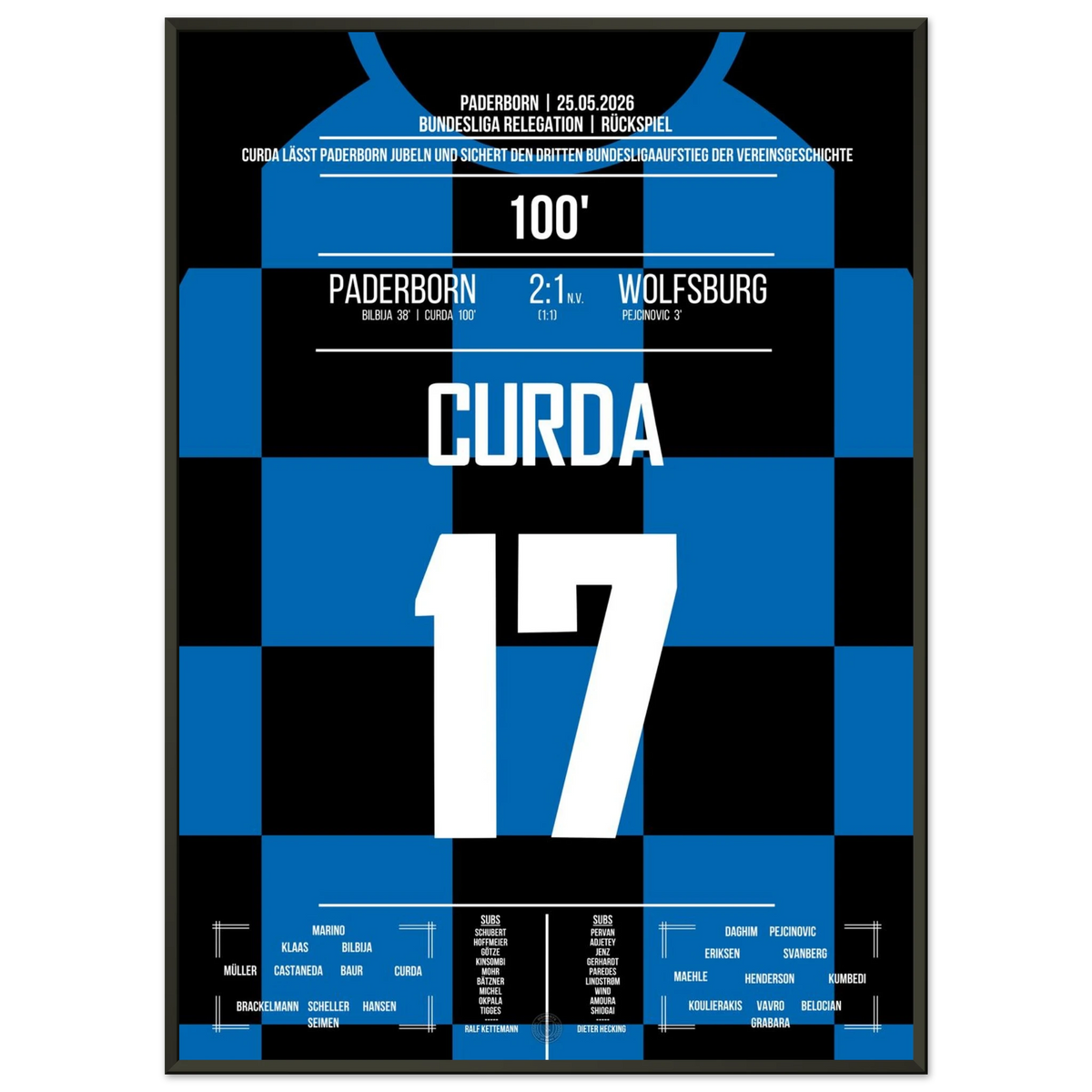 Le but de Curda en prolongation ramène Paderborn en Bundesliga