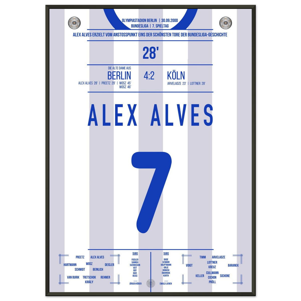 Alex Alves scores goal of the century from the halfway line