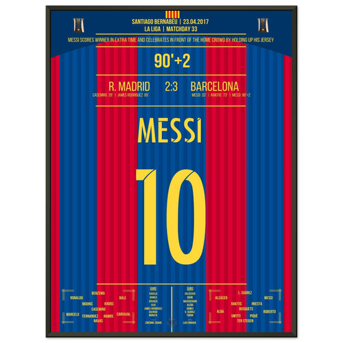Messi mit legendärem Trikot-Jubel vor Real-Fans