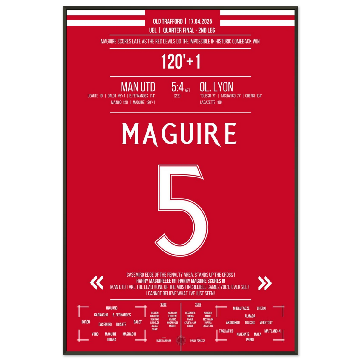 ManU turns the game around in a wild 9-goal thriller to reach the semifinals