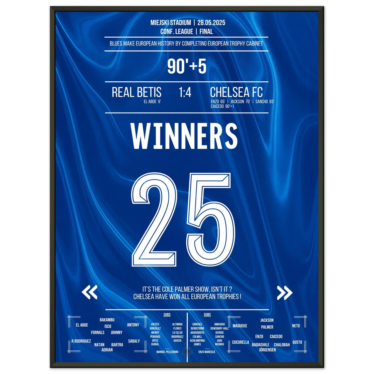 Chelsea makes European Cup history