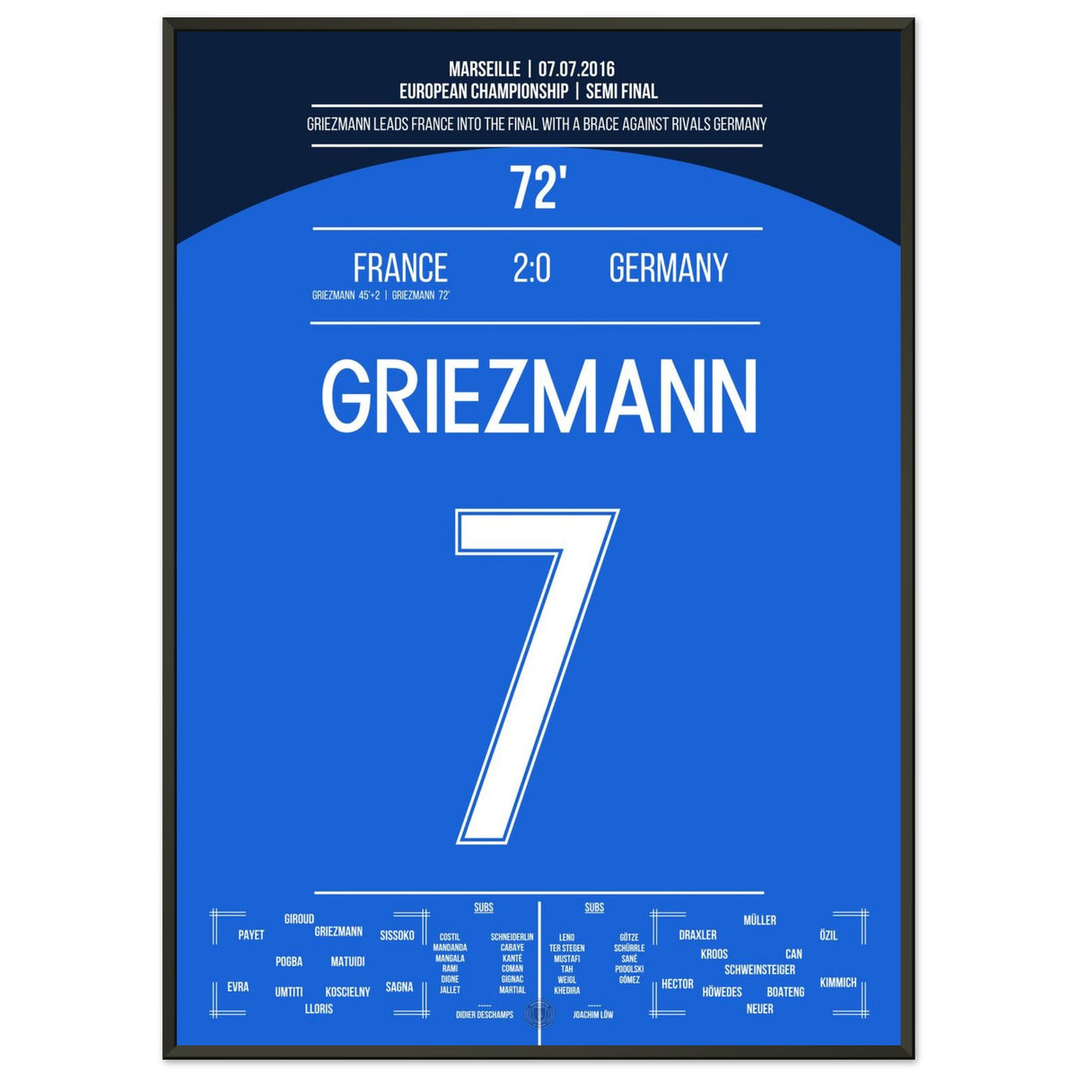 Griezmann schießt Frankreich ins Finale der Europameisterschaft