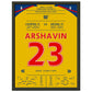 Arshavin's 4-Tore-Show in Anfield 2009 30x40-cm-12x16-Schwarzer-Aluminiumrahmen