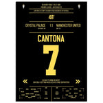 Cantona Kung Fu Tritt im Premier League Spiel ManU - Crystal Palace 1995 