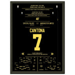 Cantona Kung Fu Tritt im Premier League Spiel ManU - Crystal Palace 1995 