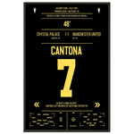 Cantona Kung Fu Tritt im Premier League Spiel ManU - Crystal Palace 1995 
