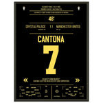 Cantona Kung Fu Tritt im Premier League Spiel ManU - Crystal Palace 1995 