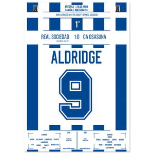 Début de John Aldridge avec la Real Sociedad