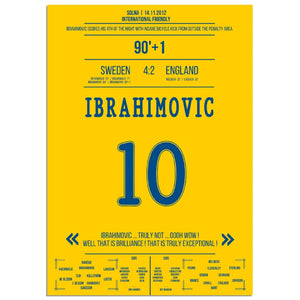 Die Zlatan Show gegen England in 2012 