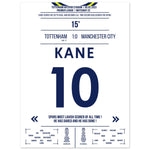 Harry Kane bricht den Tor-Rekord der Spurs 30x40-cm-12x16-Ohne-Rahmen
