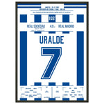 Real Sociedad gewinnt den spanischen Supercopa 50x70-cm-20x28-Schwarzer-Aluminiumrahmen