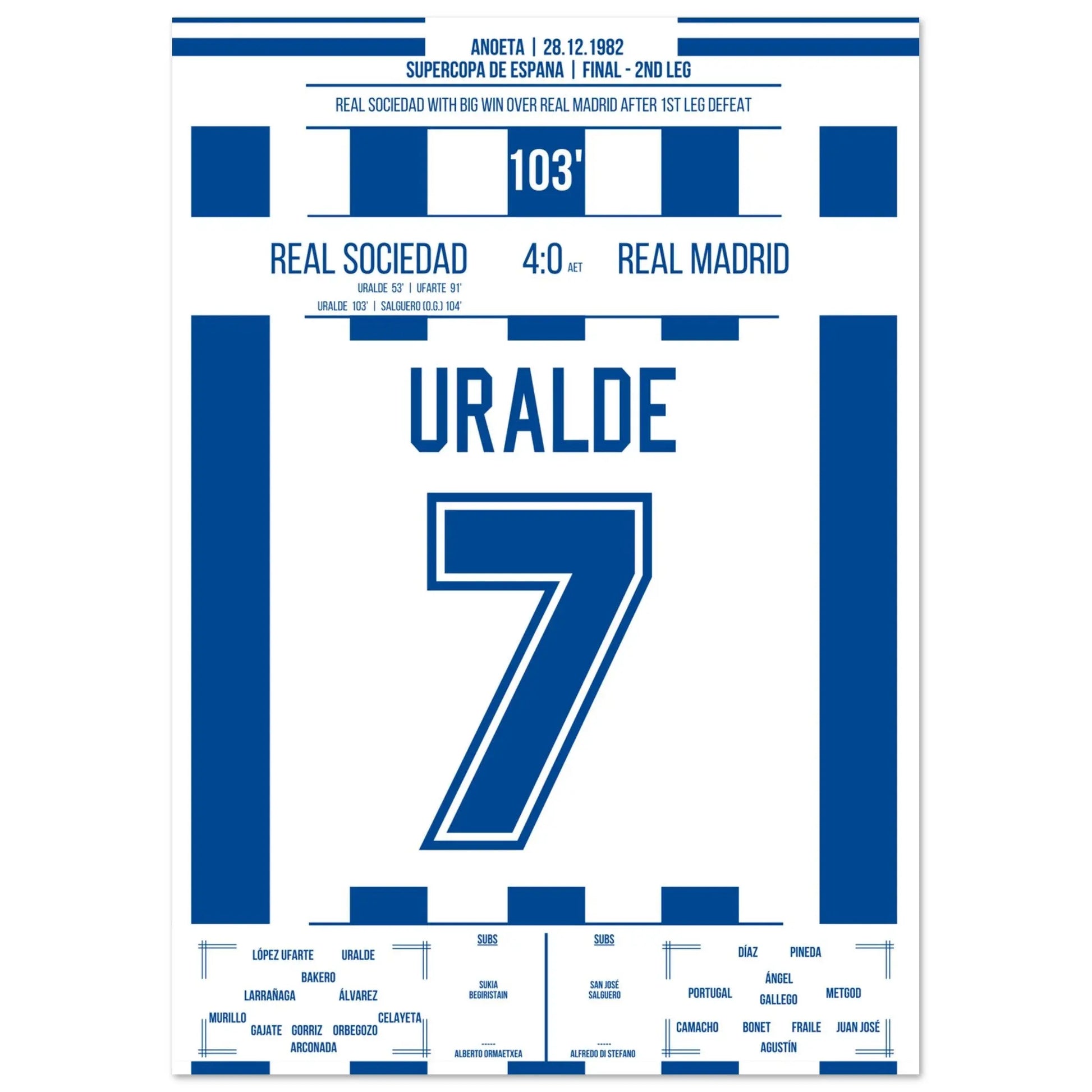 Real Sociedad gewinnt den spanischen Supercopa A4-21x29.7-cm-8x12-Ohne-Rahmen