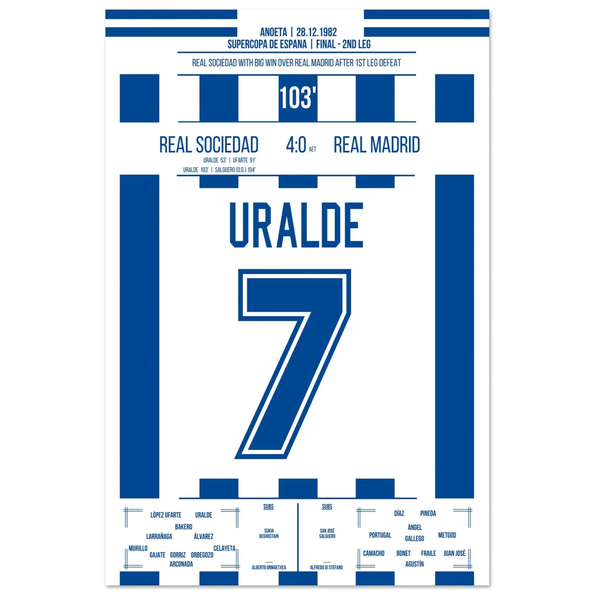 Real Sociedad gewinnt den spanischen Supercopa 60x90-cm-24x36-Ohne-Rahmen