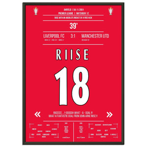 Riise packt den Hammer aus bei Liverpools Heimsieg gegen ManU in 2001 