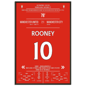 Rooneys Fallrückzieher im Manchester Derby 2011 