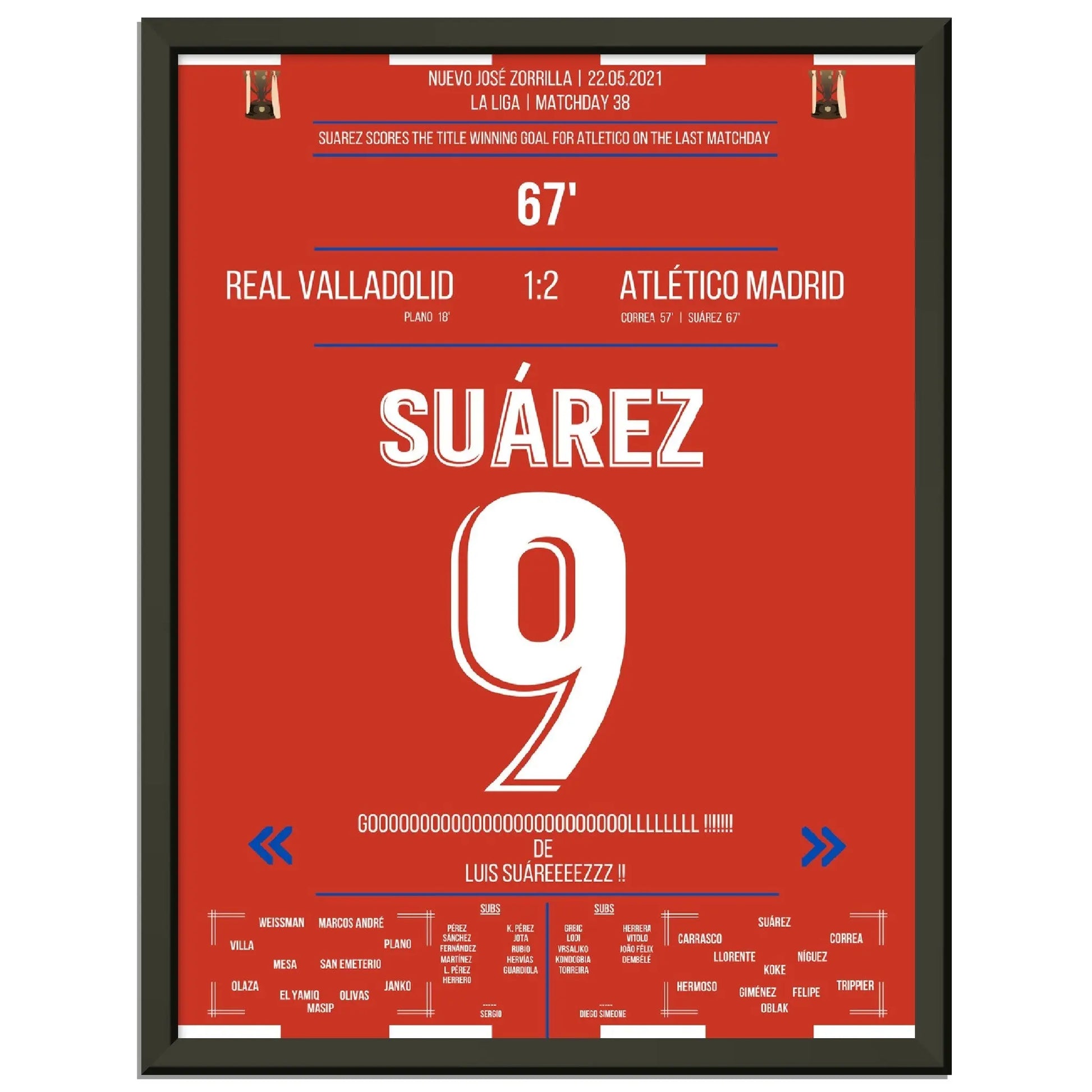 Suarez mit Siegtor zur Meisterschaft am letzten Spieltag 