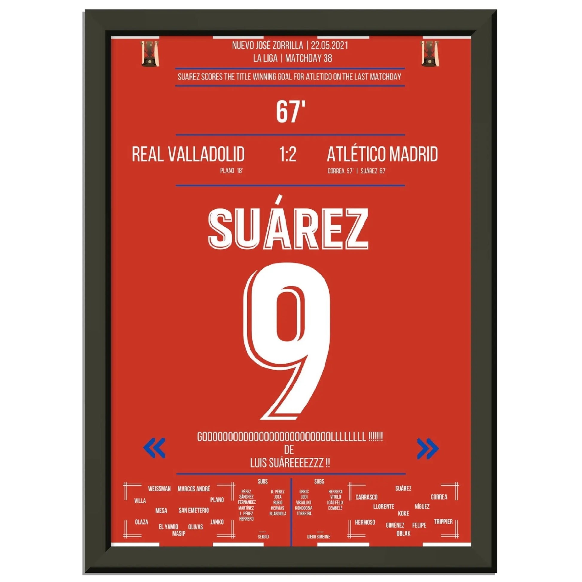 Suarez mit Siegtor zur Meisterschaft am letzten Spieltag 