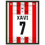 Xavi Simons mit Tor und Assist beim Heimsieg gegen Ajax 2023 30x40-cm-12x16-Schwarzer-Aluminiumrahmen