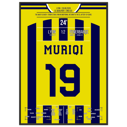Fenerbahce kehrt nach 18 Jahren zurück in die CL