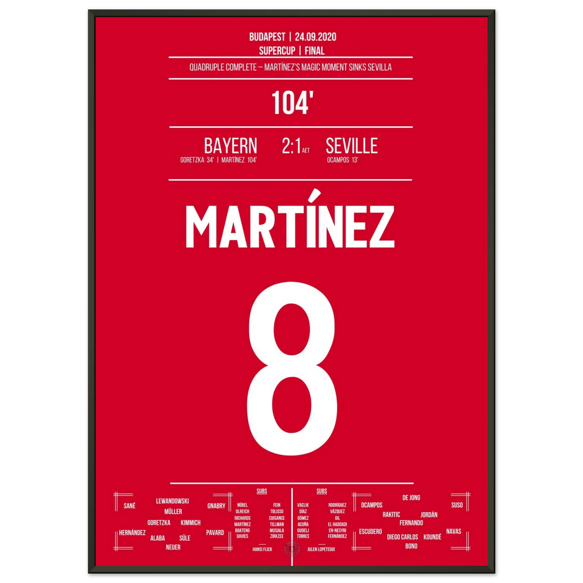 Quadruple perfekt! Martínez krönt Bayerns Ausnahmesaison in der Verlängerung