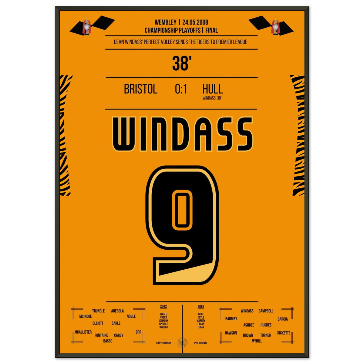 Windass schießt die Tigers in die Premier League in 2008