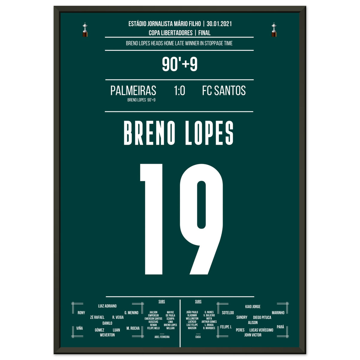 90+9 ! Breno Lopes mène Palmeiras vers le triomphe en Copa Libertadores
