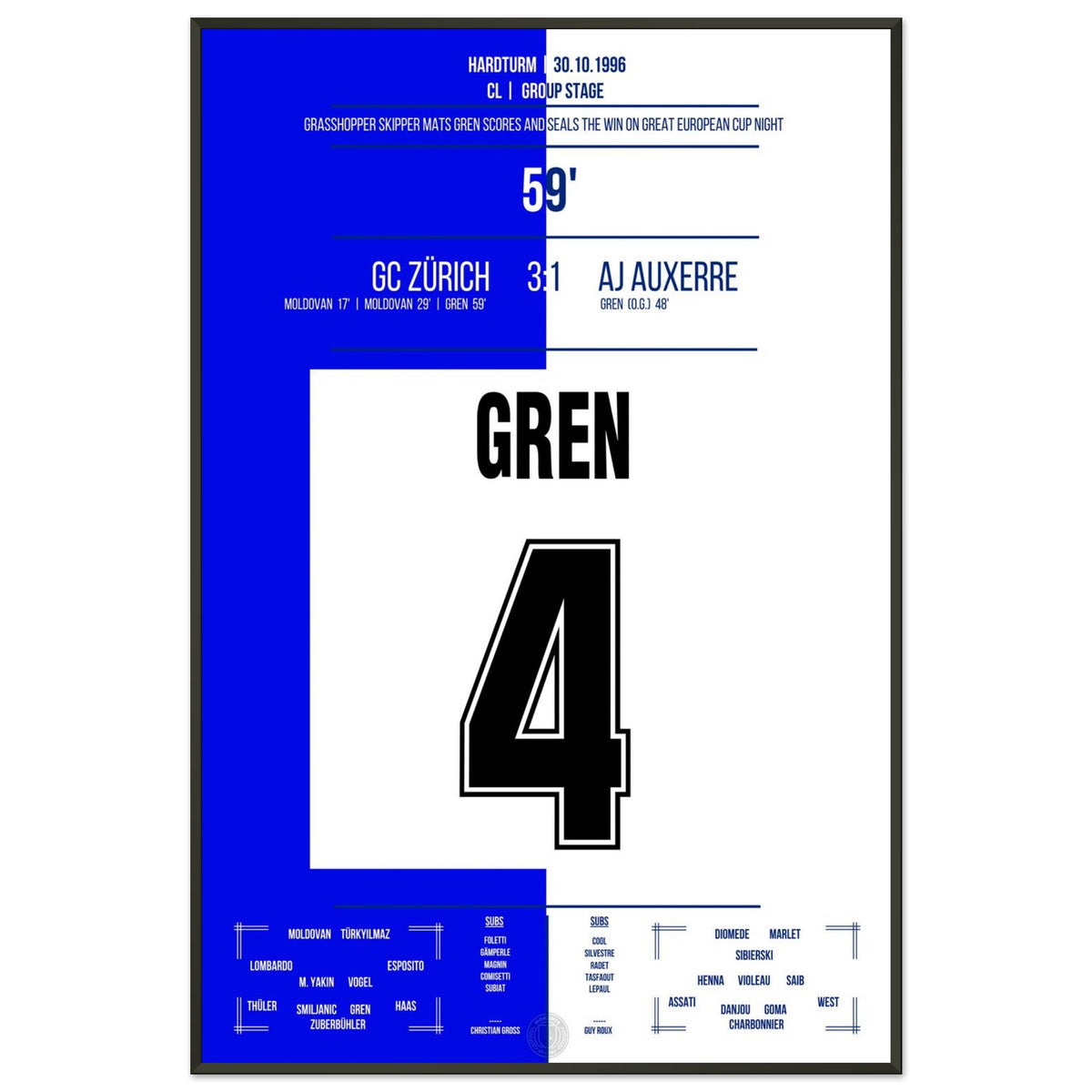 Gren meets at GCZ great European Cup night
