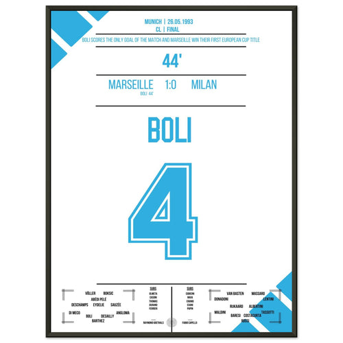 Buts de tête de Boli pour la victoire en Ligue des champions de Marseille