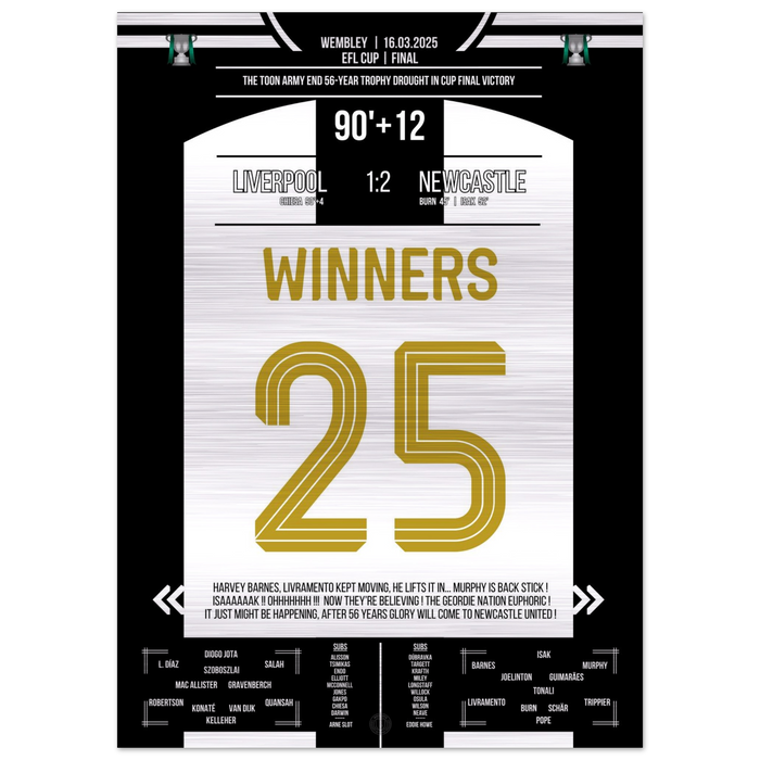 (Metal Print) First title after 56 years of waiting for the Magpies