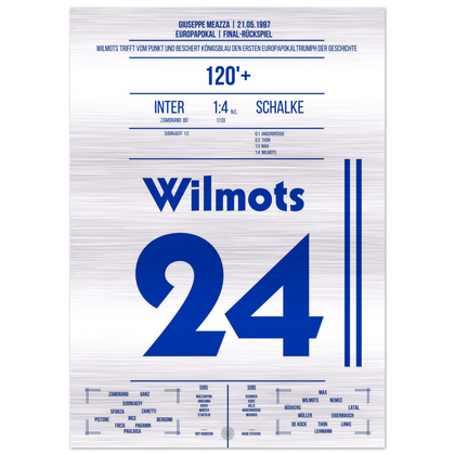 Marc Wilmots verwandelter Elfmeter im Finale 1997 gegen Inter – Metal Edition