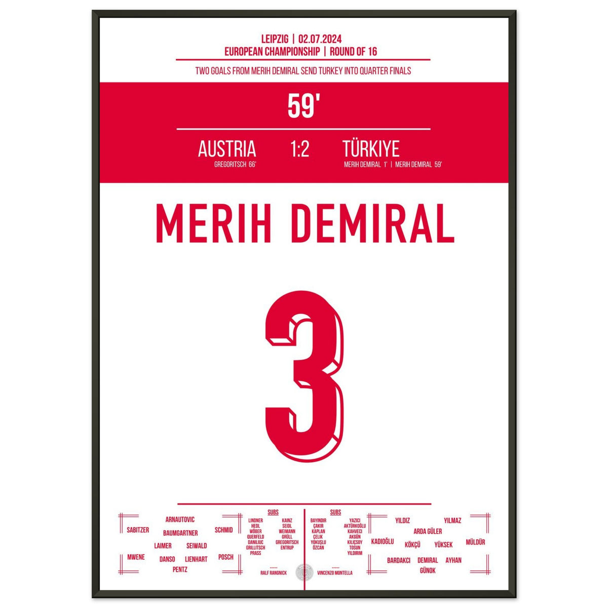 Doppelpack von Merih Demiral und tausende Türken feiern den Viertelfinaleinzug