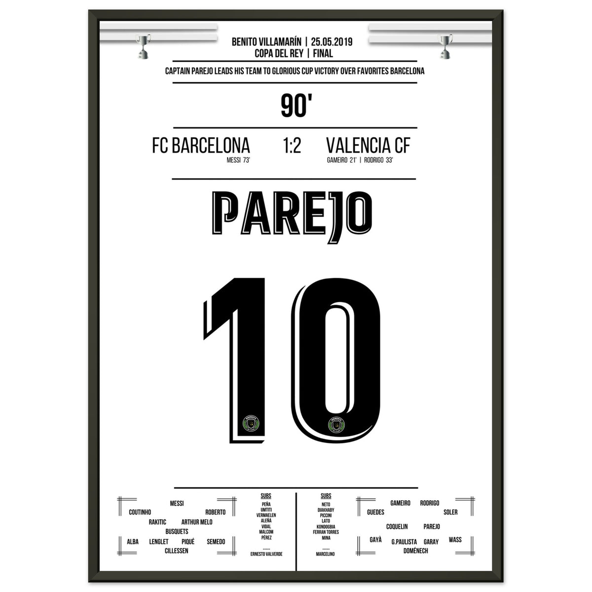 Parejo mène Valence au triomphe de la Copa del Rey 2019