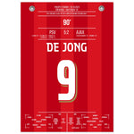 PSV's 5-2 Kantersieg gegen Ajax in 2023 50x70-cm-20x28-Ohne-Rahmen